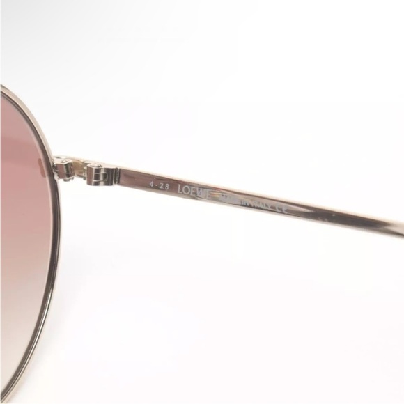 LOEWE Red Leather Sunglasses‎ Tortoise 
Plastic/Metal Women main image 4